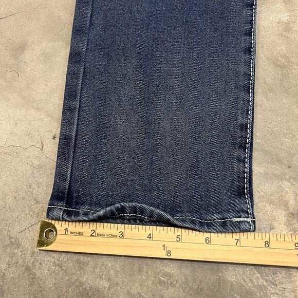 TRUE RELIGION Geno SN Flap Men’s Jeans Relaxed Slim Blue W34 L32 NWT - Picture 4 of 8